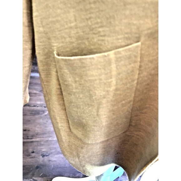 Bitte Kai Rand Size 2 long sleeve merino wool cardigan US size XL/XXL Camel - Picture 3 of 10